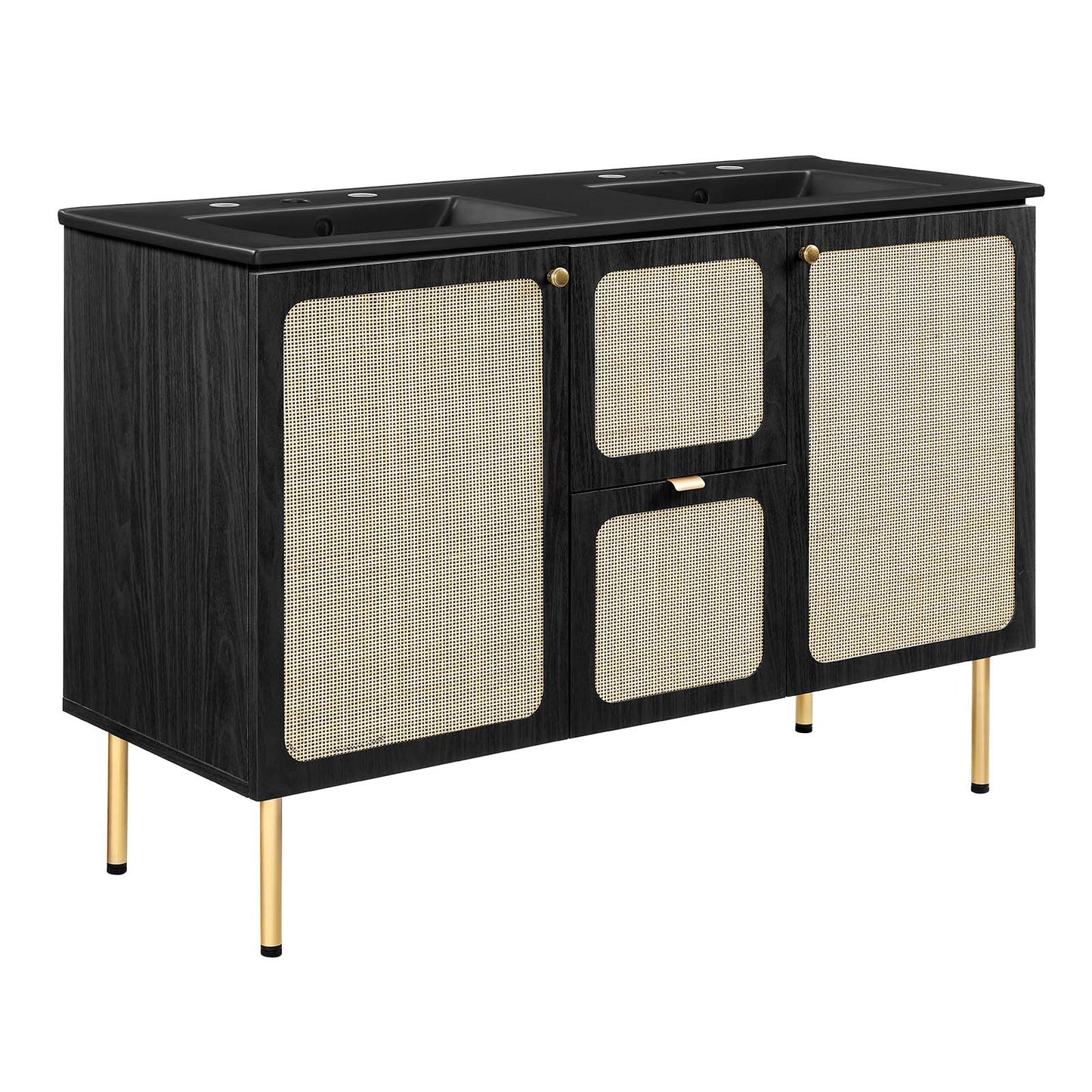 Chaucer 48" Double Sink Bathroom Vanity By Modway - EEI-6702 | Bathroom Accessories