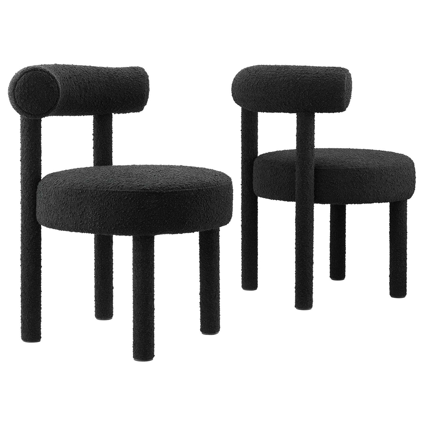 Toulouse Boucle Fabric Dining Chair - Set of 2 By Modway - EEI-6705 | Dining Chairs | Modway