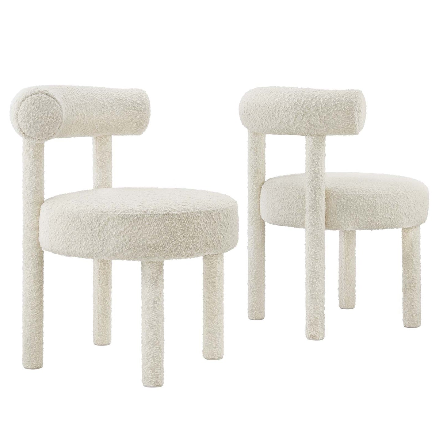 Toulouse Boucle Fabric Dining Chair - Set of 2 By Modway - EEI-6705 | Dining Chairs | Modway - 2