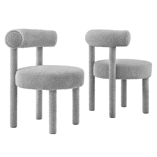 Toulouse Boucle Fabric Dining Chair - Set of 2 By Modway - EEI-6705 | Dining Chairs | Modway - 3