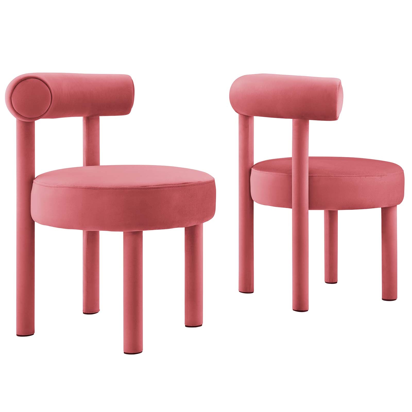 Toulouse Performance Velvet Dining Chair - Set of 2 By Modway - EEI-6706 | Dining Chairs | Modway