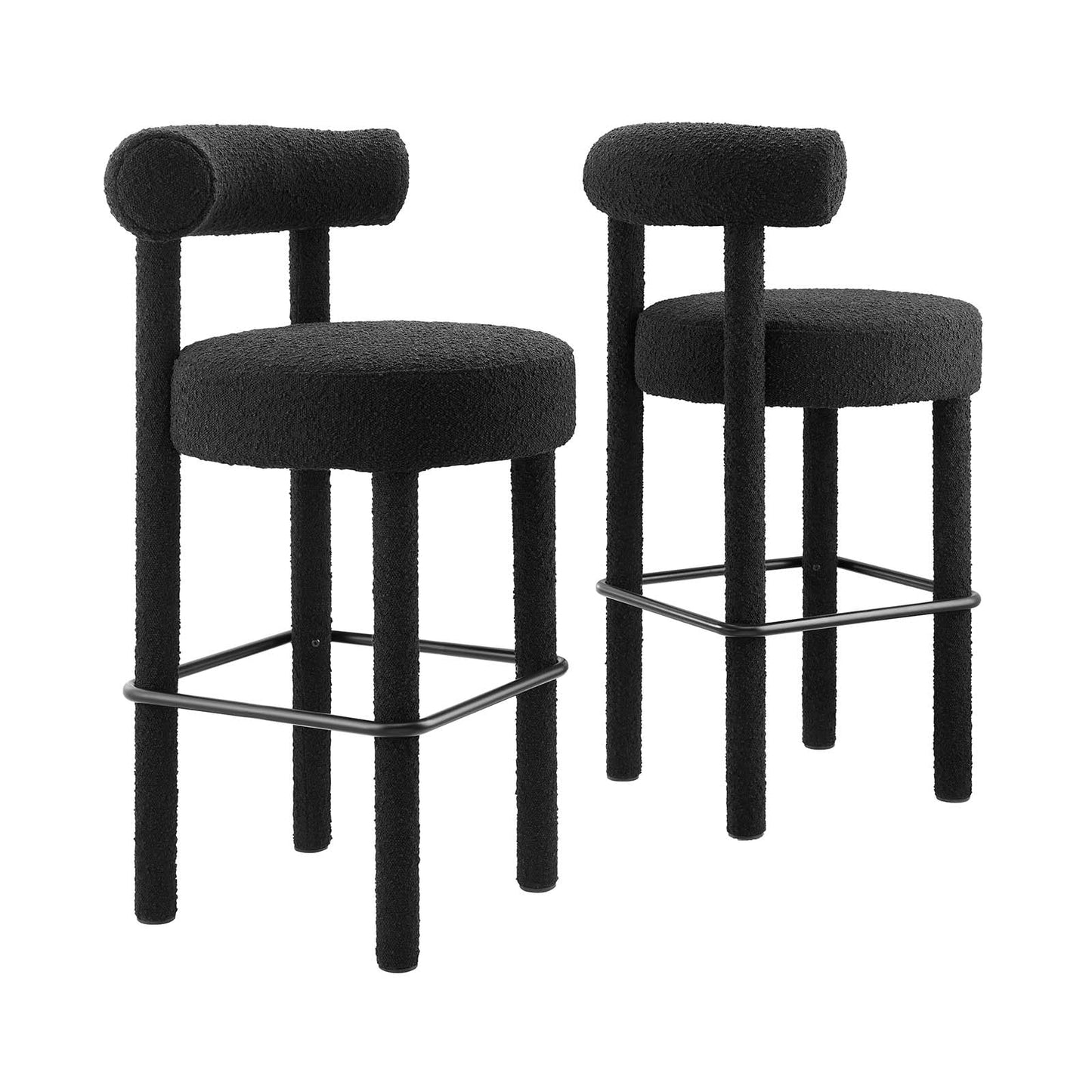 Toulouse Boucle Fabric Bar Stool - Set of 2 By Modway - EEI-6709 | Bar Stools | Modway