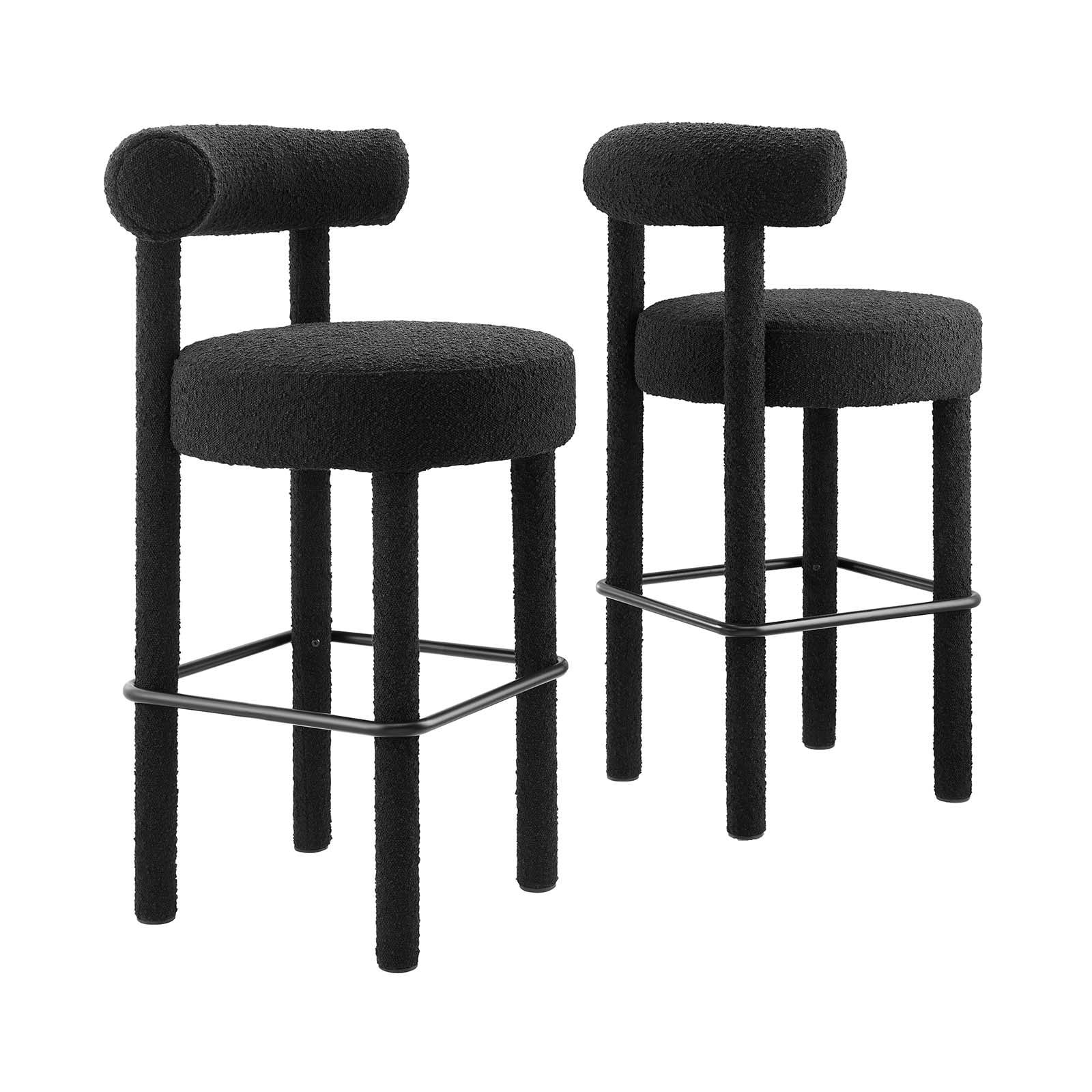 Toulouse Boucle Fabric Bar Stool - Set of 2 By Modway - EEI-6709 | Bar Stools | Modway