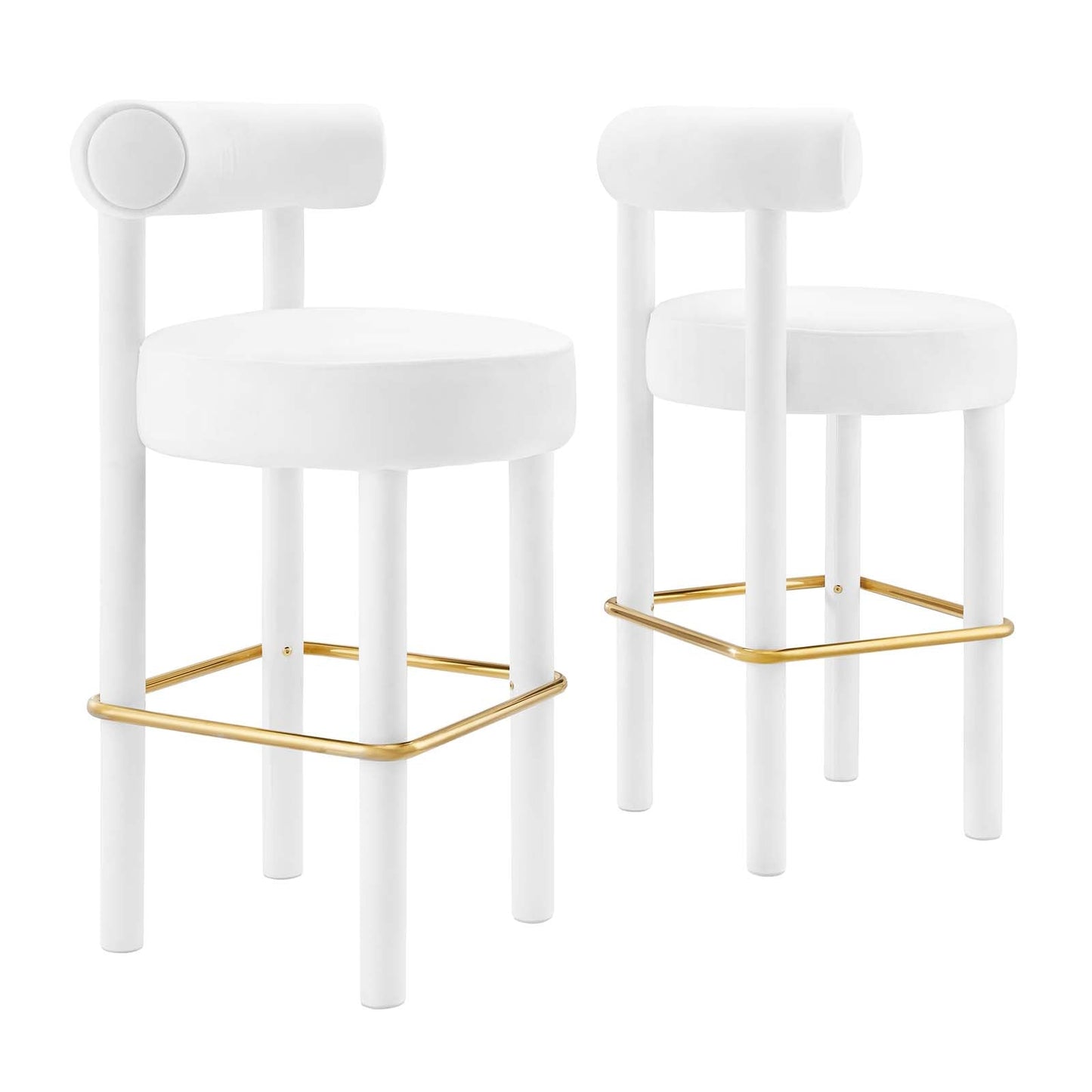 Toulouse Performance Velvet Bar Stool - Set of 2 By Modway - EEI-6710 | Bar Stools | Modway - 4