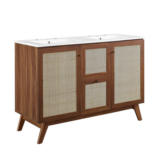 Soma 48” Double Sink Bathroom Vanity By Modway - EEI-6721 | Bathroom Accessories | Modishstore - 2