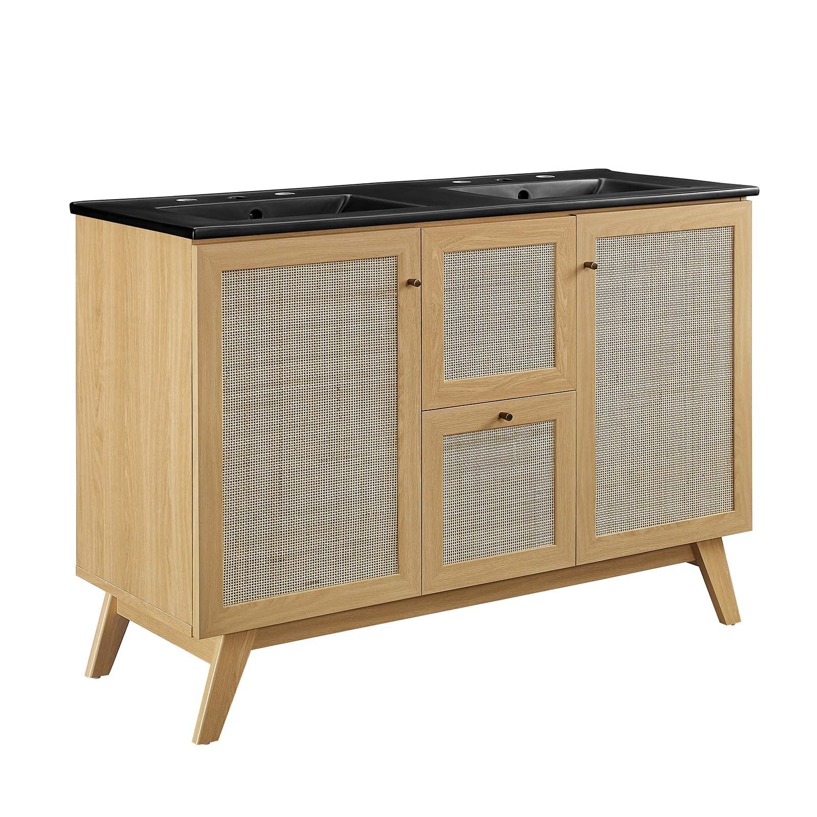 Soma 48” Double Sink Bathroom Vanity By Modway - EEI-6722 | Bathroom Accessories | Modishstore