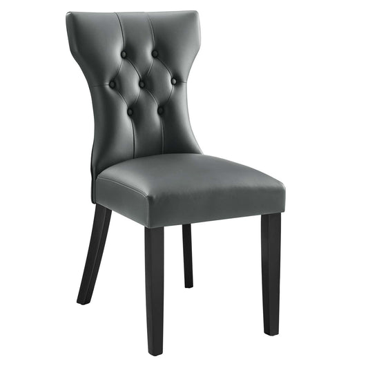 Silhouette Dining Vinyl Side Chair By Modway - EEI-812 | Dining Chairs | Modishstore