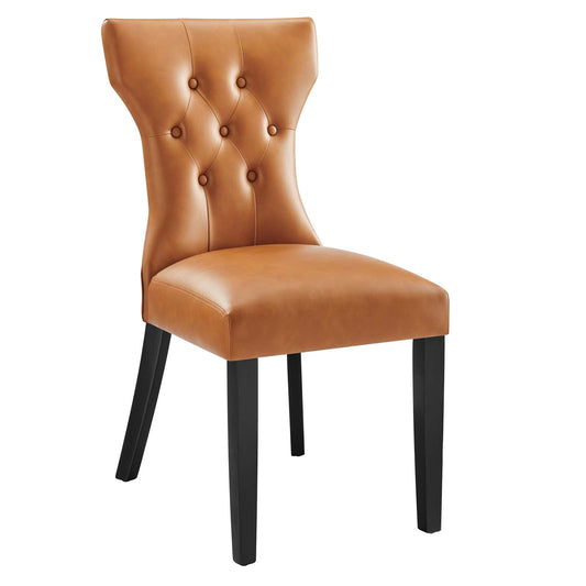 Silhouette Dining Vinyl Side Chair By Modway - EEI-812 | Dining Chairs | Modishstore - 2