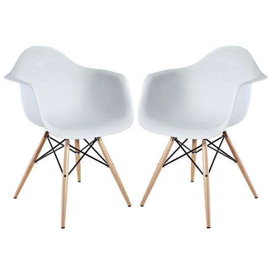 Modway Pyramid Dining Armchair - Set of 2 | Dining Chairs | Modishstore-8