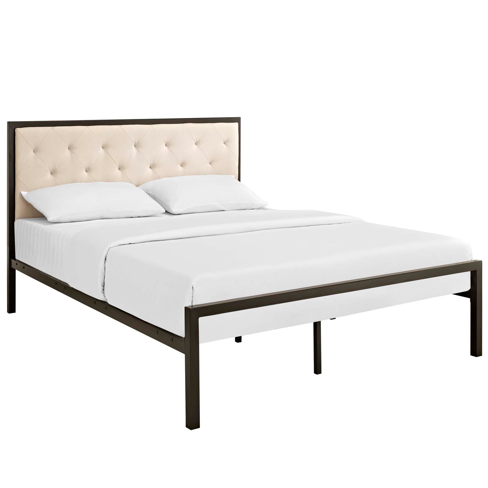 Modway Mia Queen Fabric Bed Frame | Beds | Modishstore-2