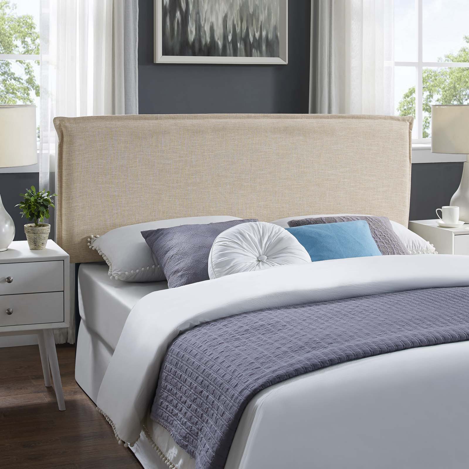 Modway Camille Queen Upholstered Fabric Headboard | Headboards | 