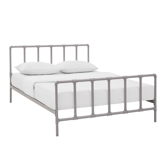 Modway Dower Queen Stainless Steel Bed | Beds | 