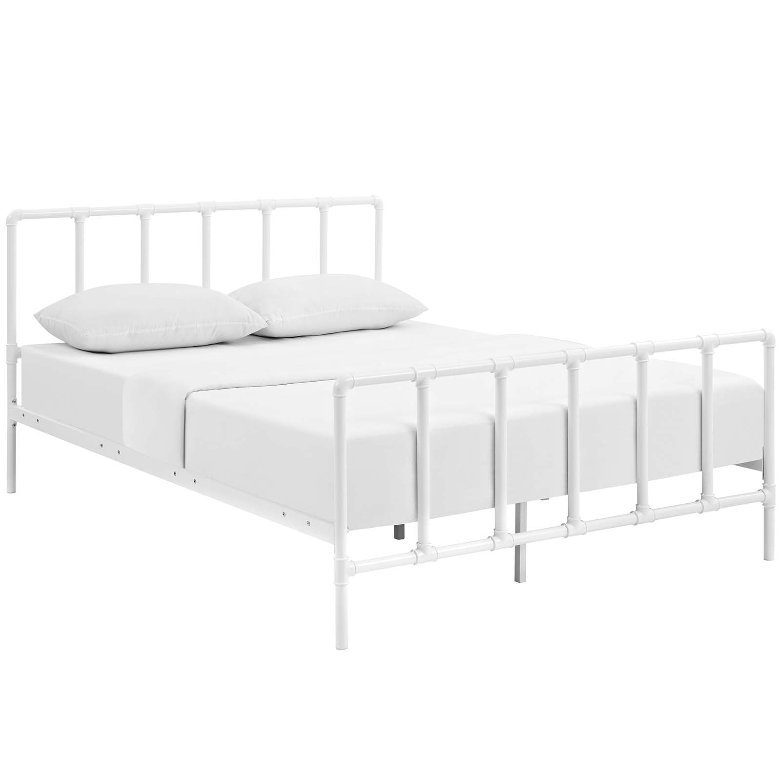Modway Dower Queen Stainless Steel Bed | Beds | 