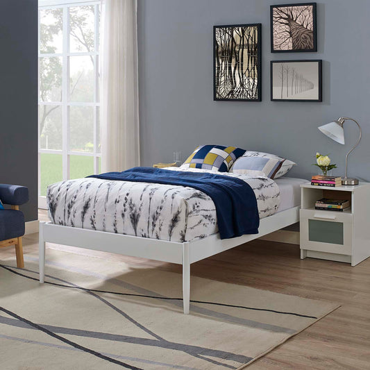 Modway Elsie Twin Bed Frame - White | Beds