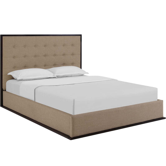 Madeline Queen Upholstered Fabric Bed Frame By Modway - MOD-5499 | Beds - 5