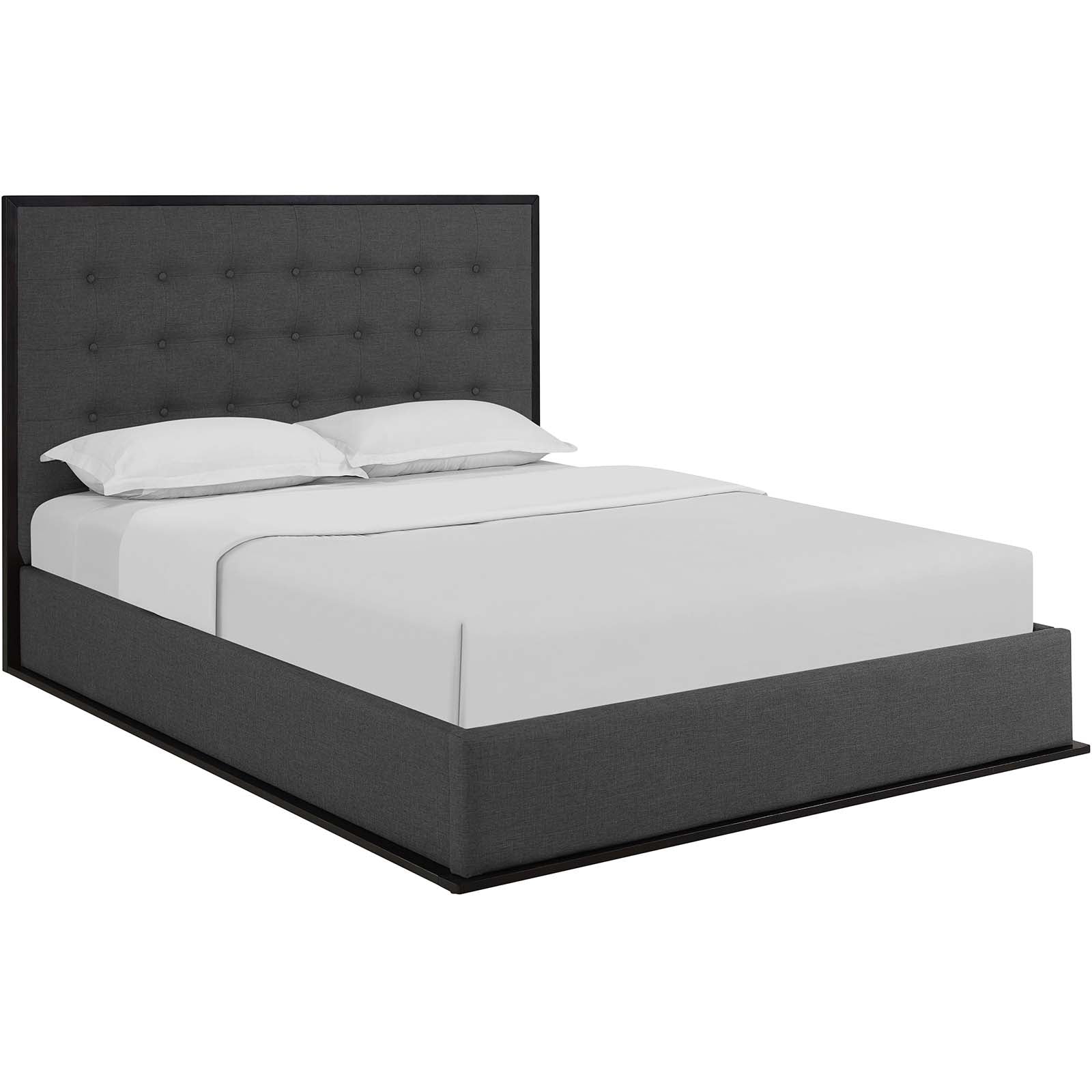 Madeline Queen Upholstered Fabric Bed Frame By Modway - MOD-5499 | Beds