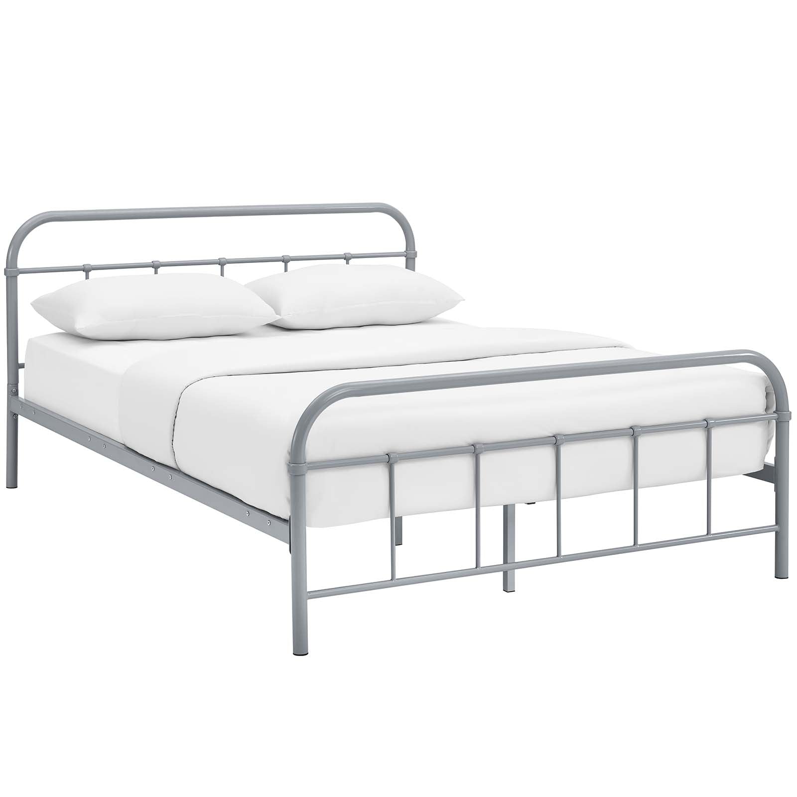 Maisie Full Stainless Steel Bed Frame By Modway - MOD-5532 | Beds - 2
