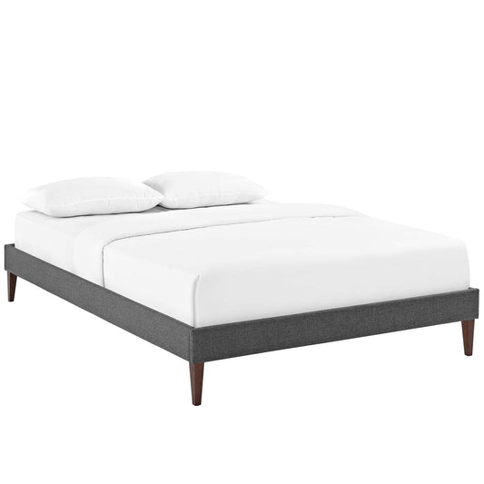 Tessie King Fabric Bed Frame with Squared Tapered Legs By Modway - MOD-5901 | Beds | Modishstore