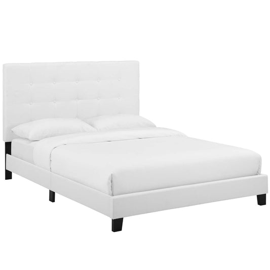 Melanie King Tufted Button Upholstered Fabric Platform Bed By Modway - MOD-5994 | Beds - 3