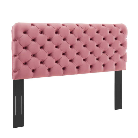 Modway Lizzy Tufted Twin Performance Velvet Headboard | Headboards | Modishstore-8
