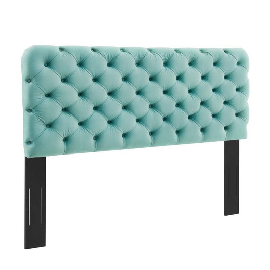 Modway Lizzy Tufted Twin Performance Velvet Headboard | Headboards | Modishstore-10