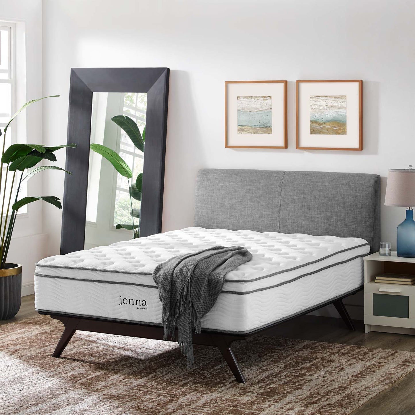 Modway Jenna 14" California King Innerspring Mattress | Mattresses