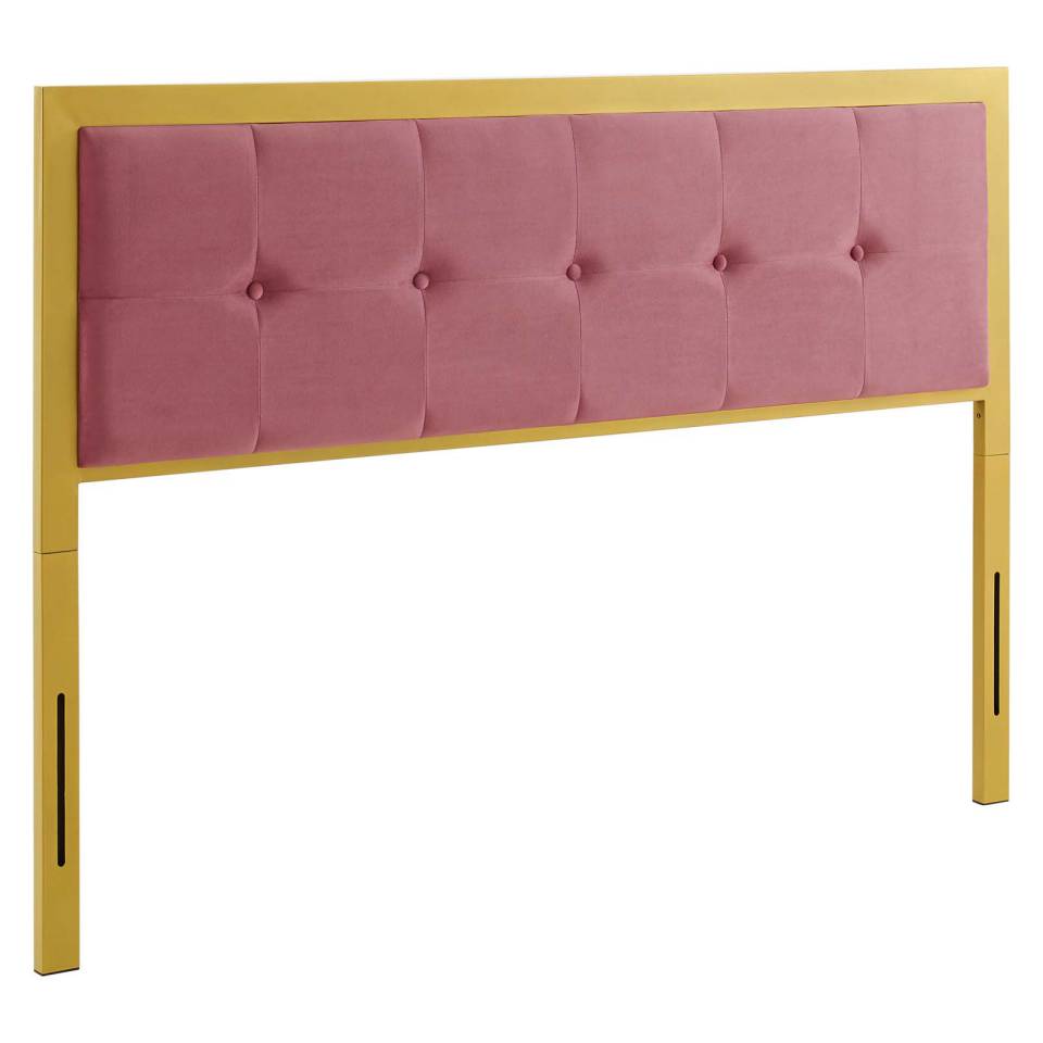 Modway Teagan Tufted King Performance Velvet Headboard | Headboards | Modishstore-2