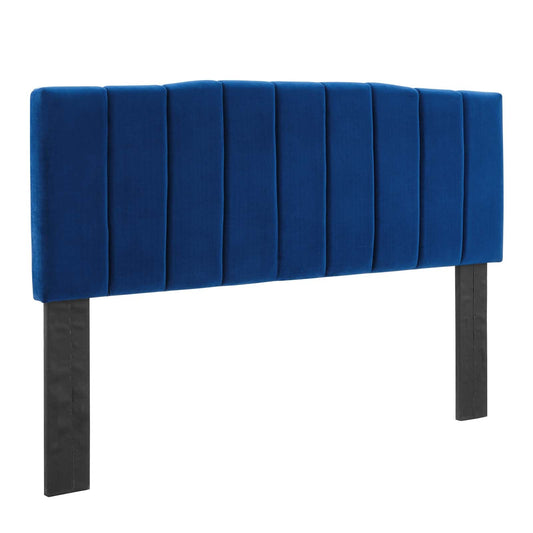 Camilla Channel Tufted King/California King Performance Velvet Headboard By Modway - MOD-6183 | Headboards - 3
