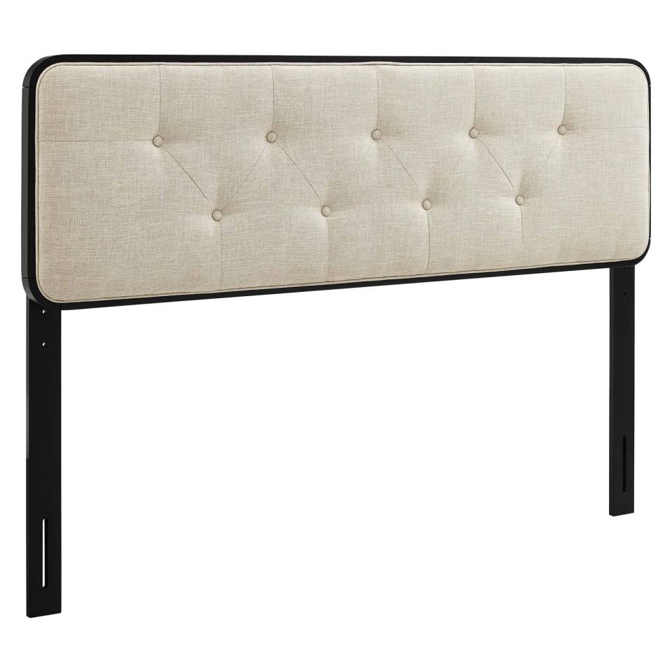 Modway Collins Tufted Full Fabric and Wood Headboard | Headboards