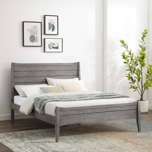 Modway Georgia King Wood Platform Bed | Beds
