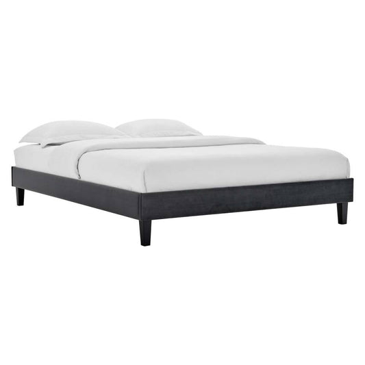 Modway Reign Queen Performance Velvet Platform Bed Frame | Beds | Modishstore