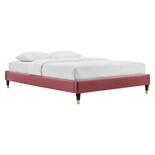 Modway Harlow Queen Performance Velvet Platform Bed Frame |  | 