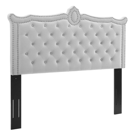 Louisa Tufted Performance Velvet Twin Headboard By Modway - MOD-6323-CHA | Headboards |  Modishstore - 3