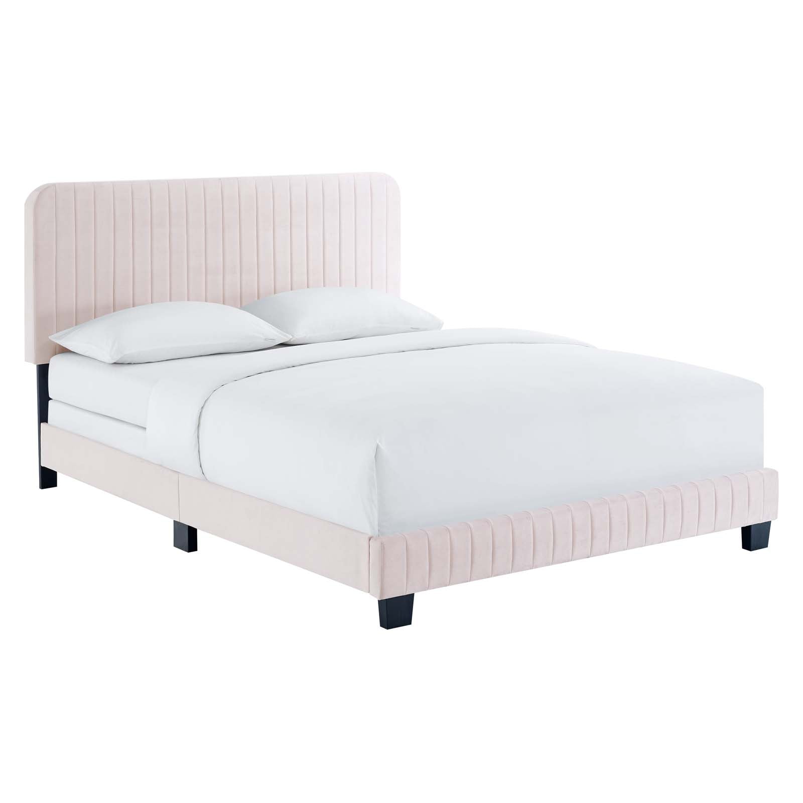 Modway Celine Channel Tufted Performance Velvet King Bed | Beds | 