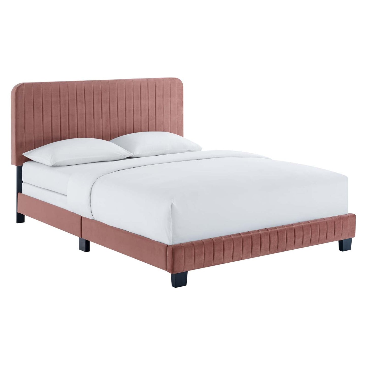 Modway Celine Channel Tufted Performance Velvet Full Bed | Beds