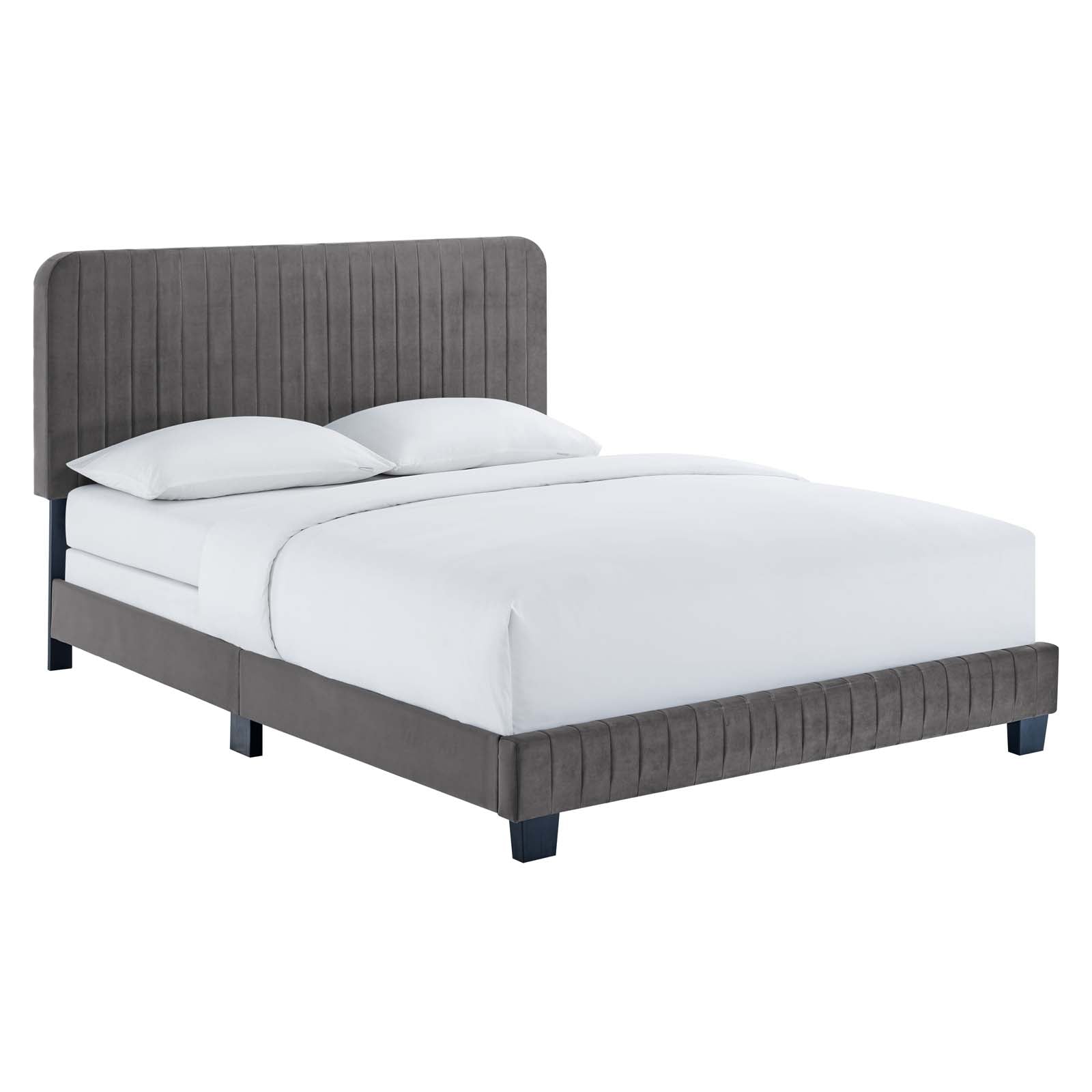 Modway Celine Channel Tufted Performance Velvet Full Bed | Beds | 
