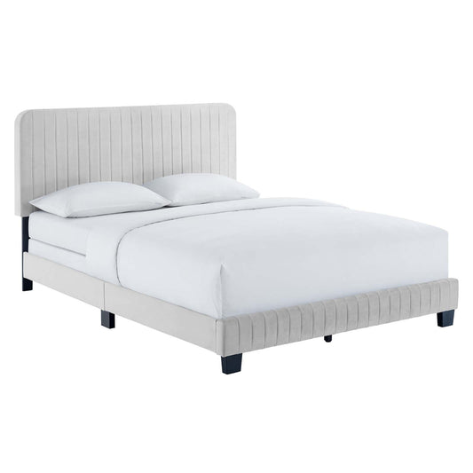 Modway Celine Channel Tufted Performance Velvet Twin Bed | Beds | 