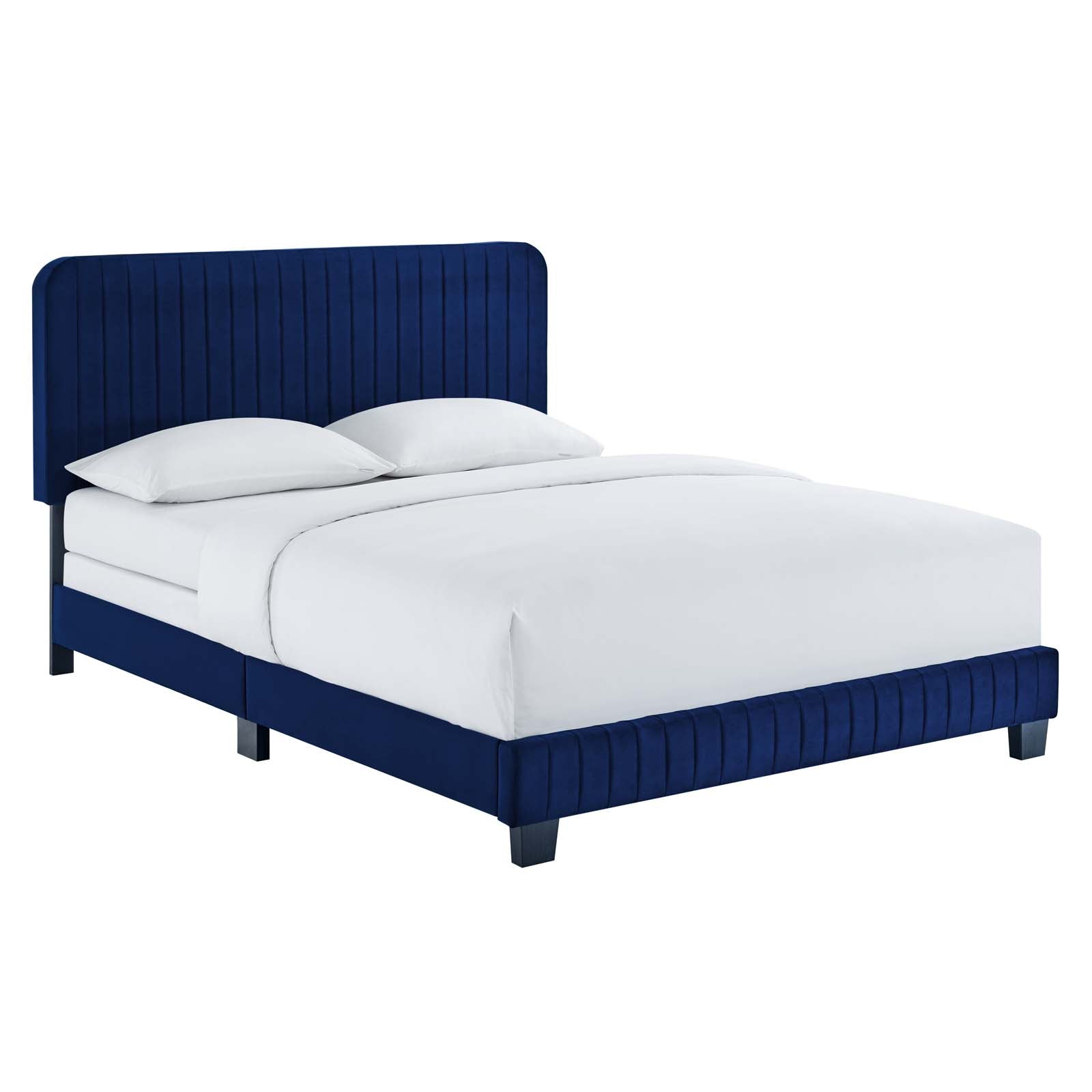 Modway Celine Channel Tufted Performance Velvet Twin Bed | Beds | 