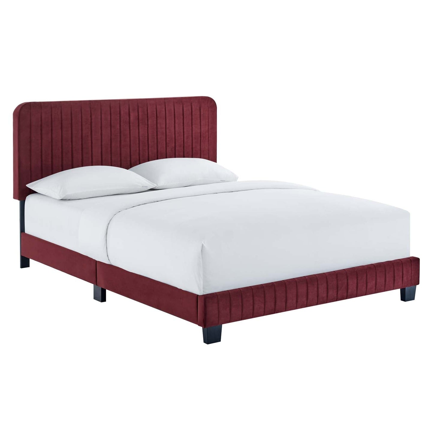 Modway Celine Channel Tufted Performance Velvet King Platform Bed | Beds | 