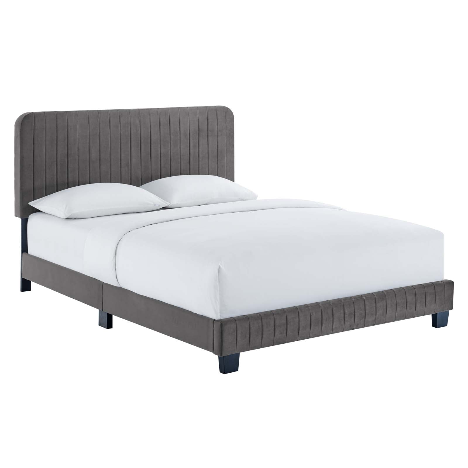 Modway Celine Channel Tufted Performance Velvet Twin Platform Bed | Beds | 