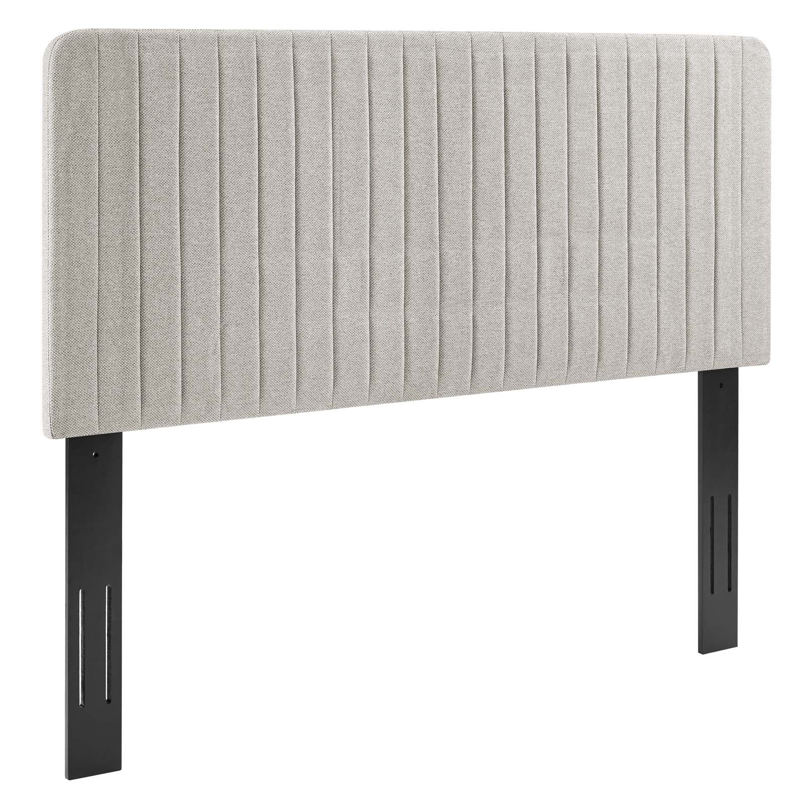 Modway Milenna Channel Tufted Upholstered Fabric Full/Queen Headboard | Headboards | Modishstore-2