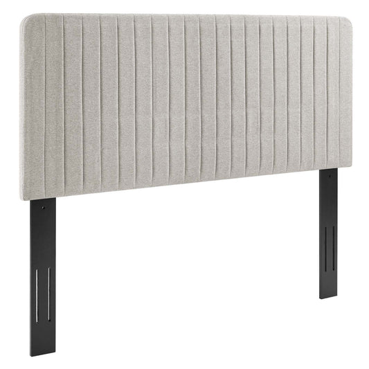 Modway Milenna Channel Tufted Upholstered Fabric King/California King Headboard | Headboards | Modishstore-2