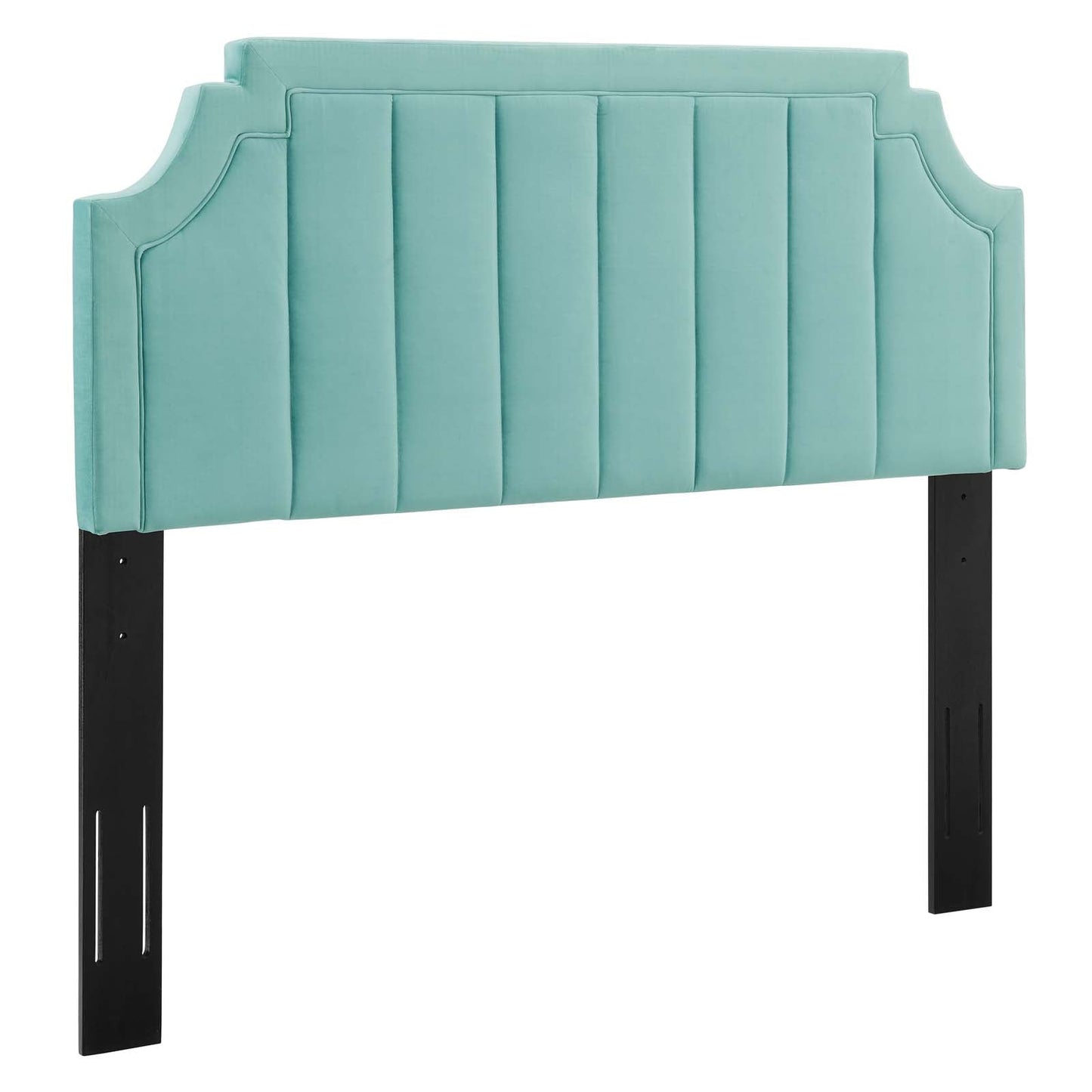 Alyona Channel Tufted Performance Velvet Full/Queen Headboard By Modway | Headboards | 
