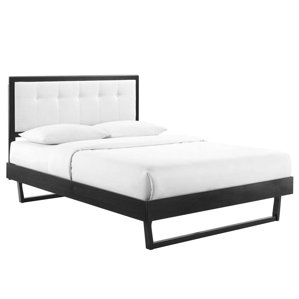 Modway Willow Queen Wood Platform Bed With Angular Frame | Beds | Modishstore-2