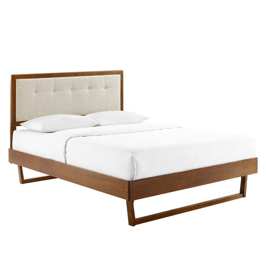 Modway Willow Queen Wood Platform Bed With Angular Frame | Beds | Modishstore-5