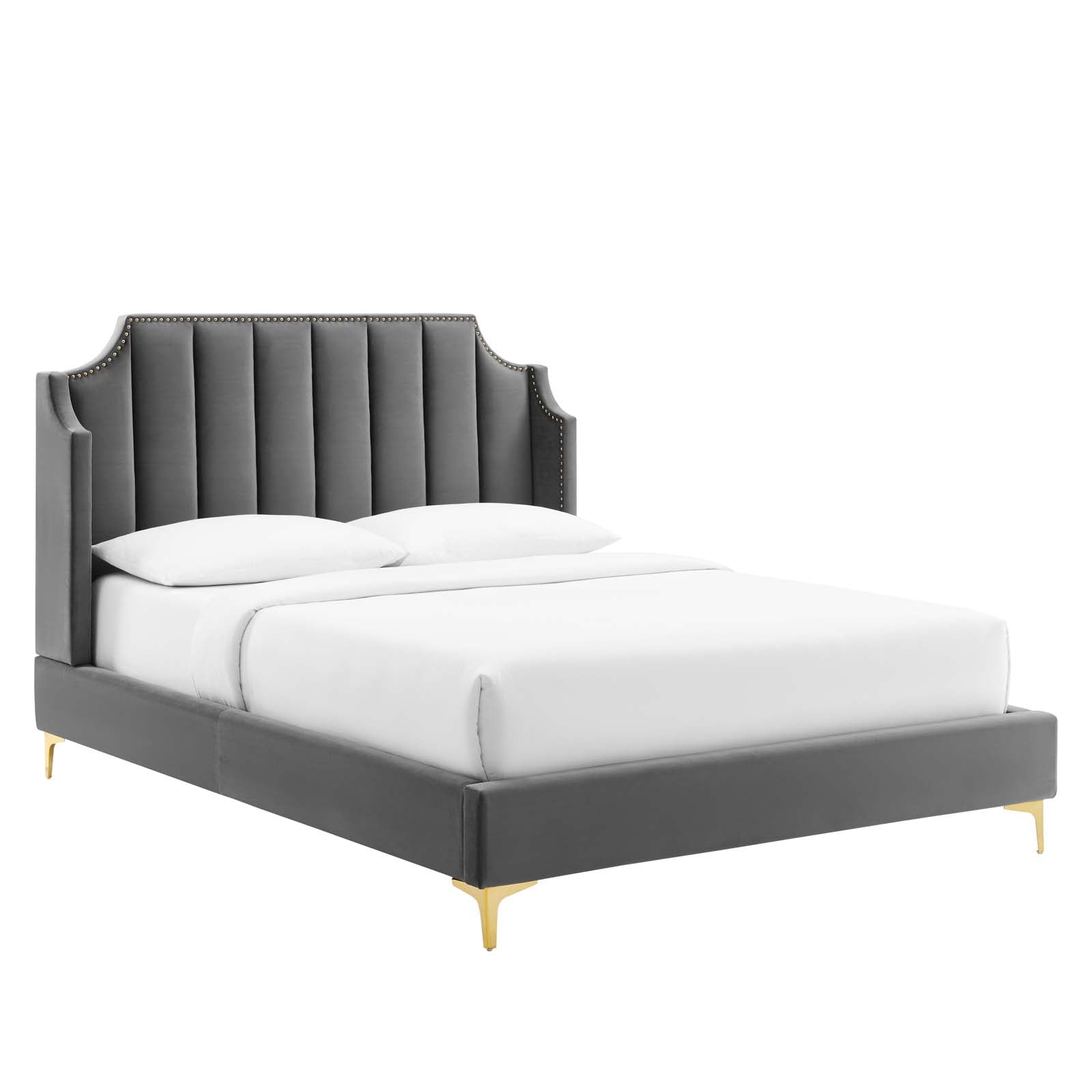 Modway Daniella Performance Velvet Queen Platform Bed |  | 