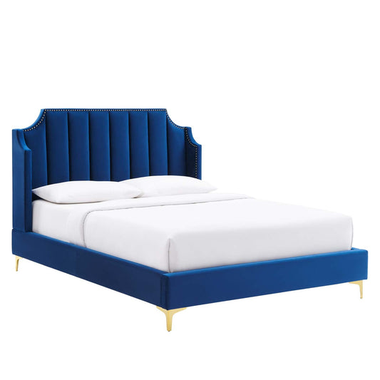 Modway Daniella Performance Velvet Queen Platform Bed |  | 
