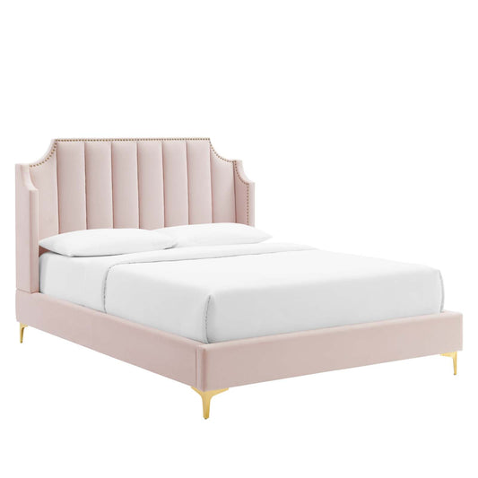 Modway Daniella Performance Velvet Queen Platform Bed |  | 