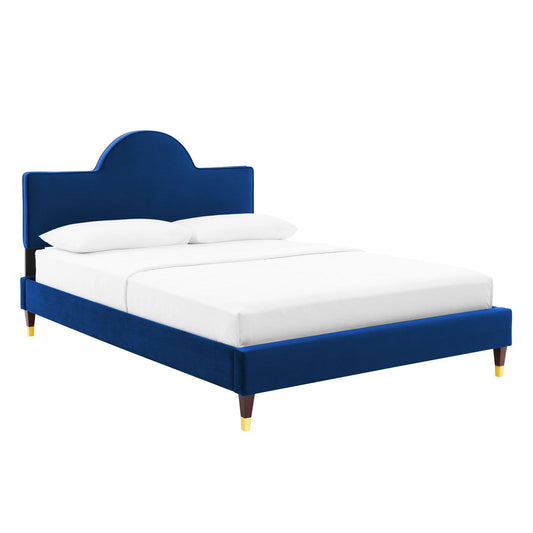 Aurora Performance Velvet Queen Bed By Modway | Beds | 
