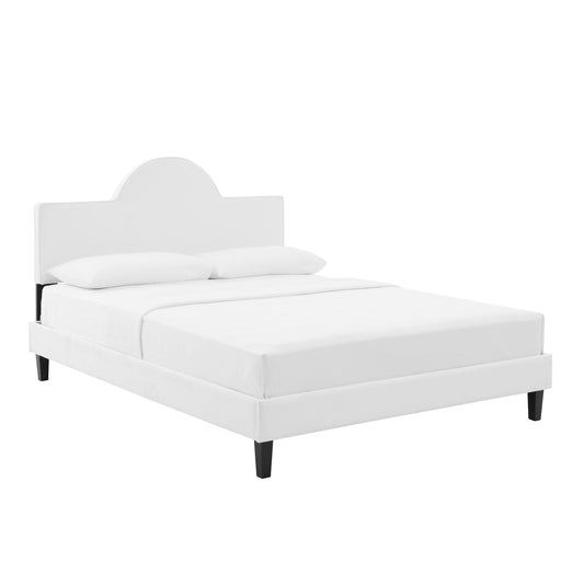 Soleil Performance Velvet Queen Bed By Modway | Beds | Modishstore-8